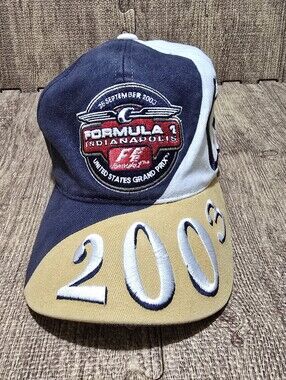 2003 Formula 1 Indianapolis Grand Prix Hat Adjustable Strapback Speedway Racing